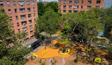 Brooklyn's Marlboro Houses Opens Redesigned Community Park Made of Corks