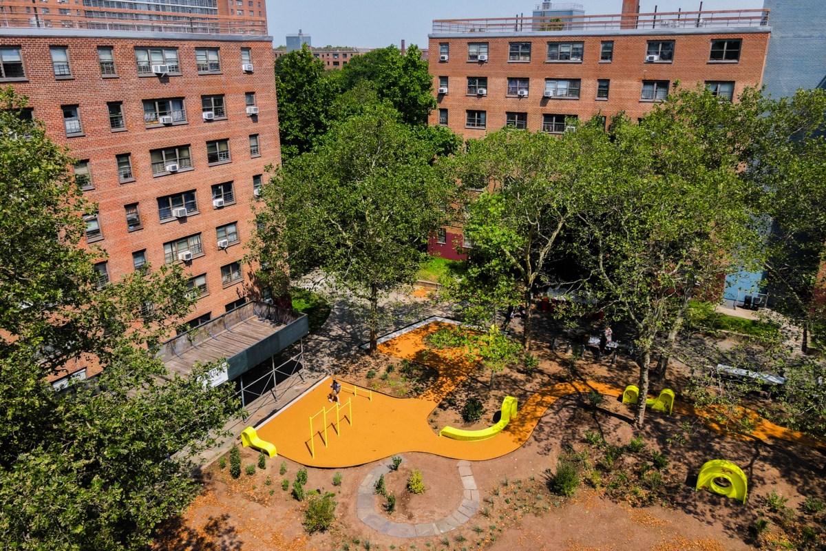 Brooklyn's Marlboro Houses Opens Redesigned Community Park Made of Corks