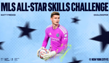 New York City FC Goalkeeper Matt Freese Named to the 2026 MLS All-Star Skills Challenge