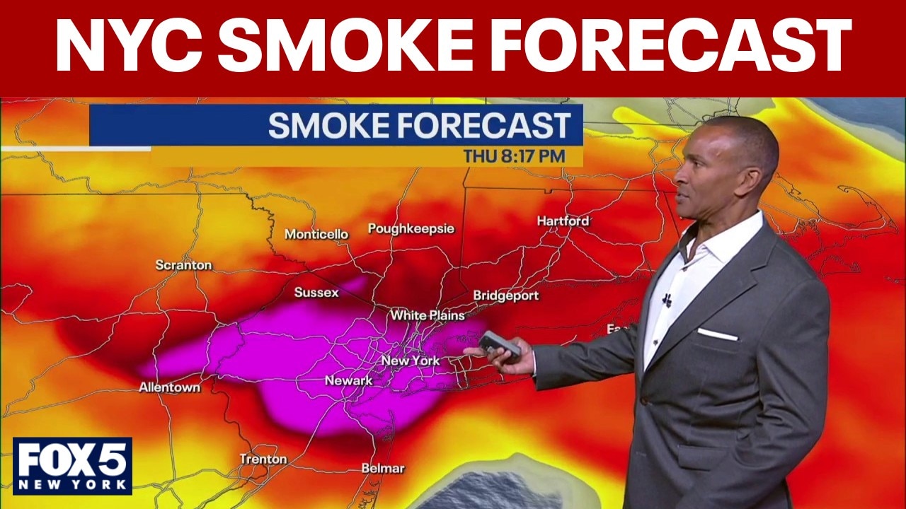 NYC air quality: Here's when smoke will be the worst l Timeline