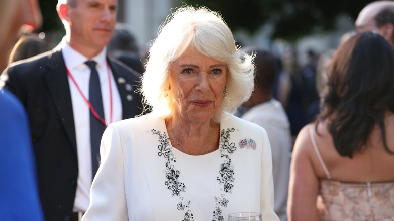 Queen Camilla on her State Visit to the US in April 2026.