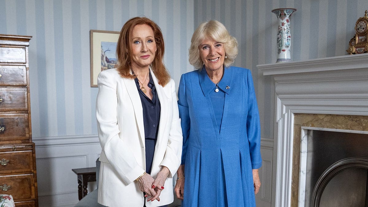 queen camilla and jk rowling