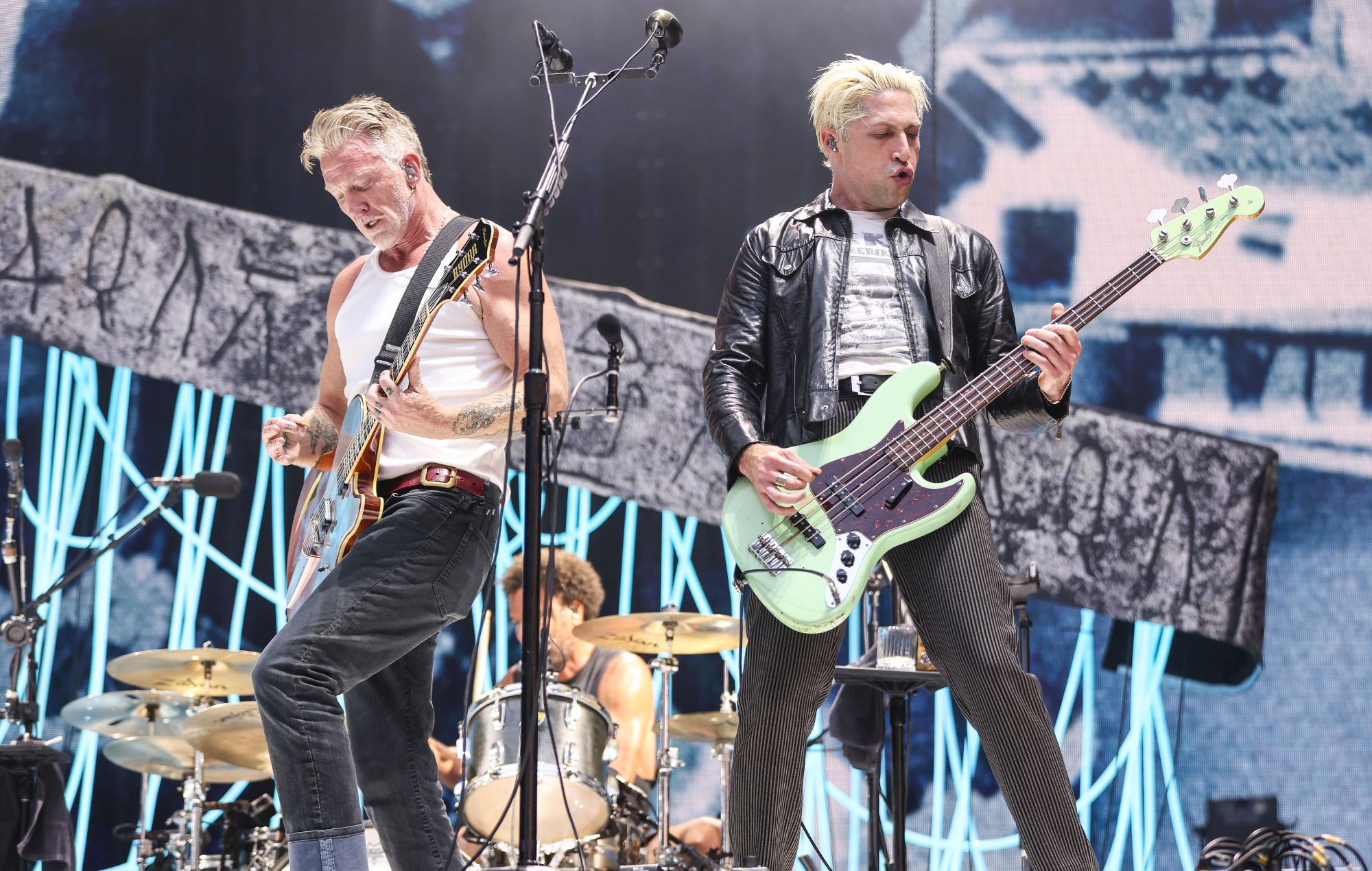 Queens Of The Stone Age live at London's Tottenham Hotspur Stadium. Credit: Alex Morton