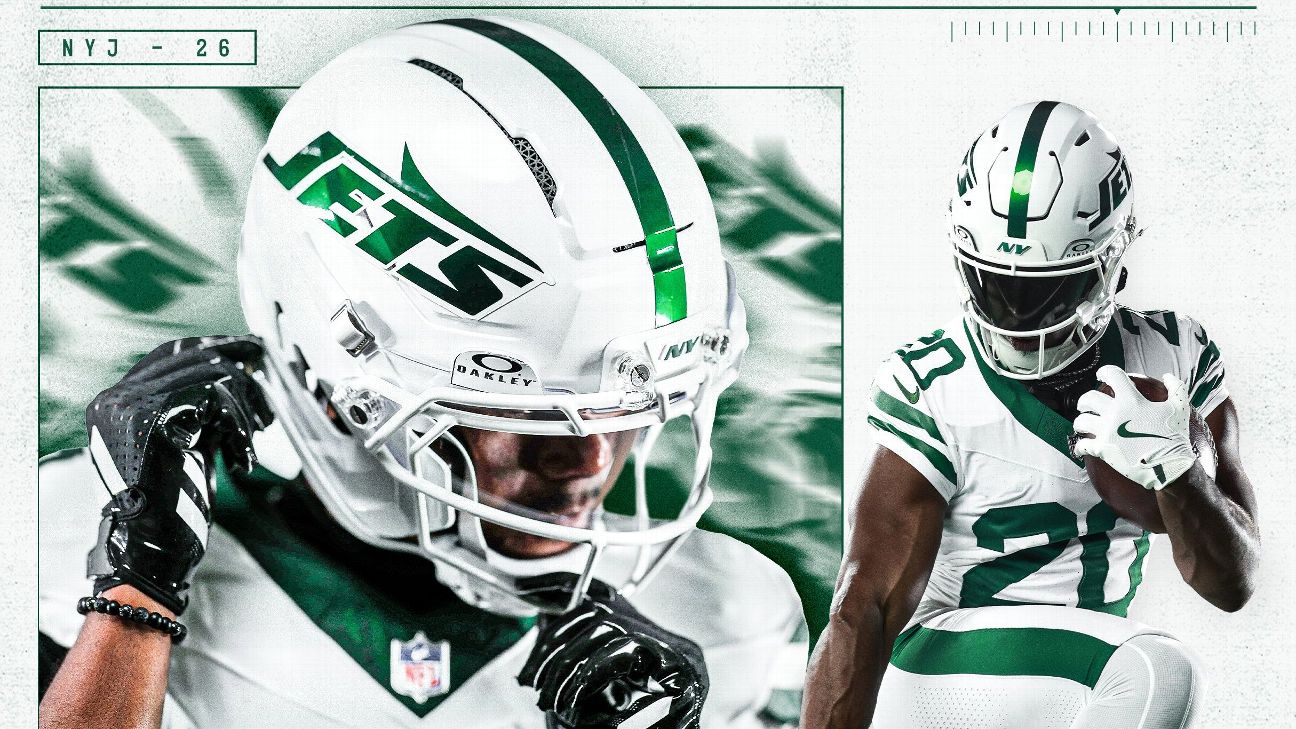 New York Jets reveal new 'White Out' helmets