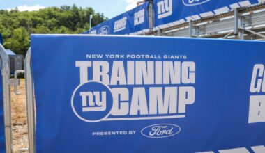 NY Giants training camp: Abdul Carter has big day