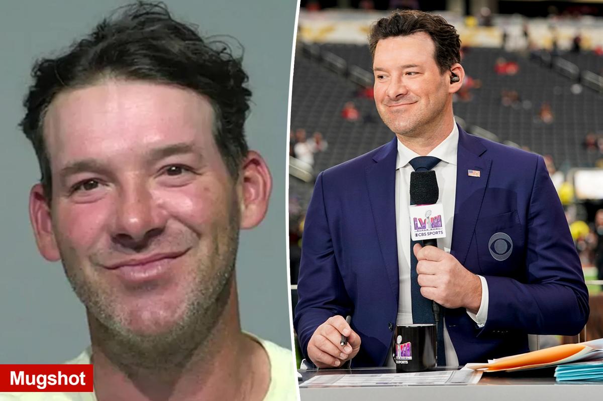 Tony Romo arrested and booked for DUI on golf trip home