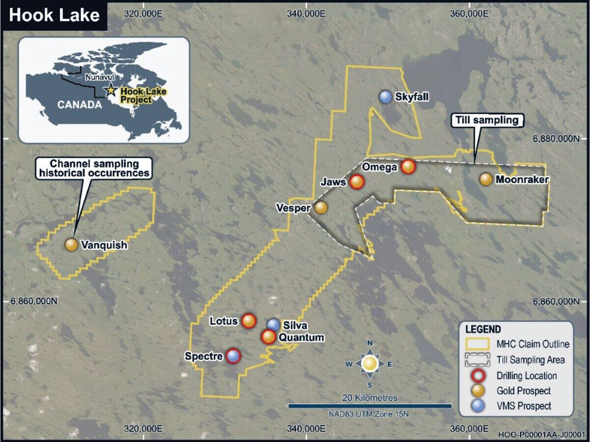 A%20map%20showing%20Jaws%2C%20Vanquish%2C%20and%20other%20gold%20and%20VMS%20targets%20at%20Hook%20Lake%2E