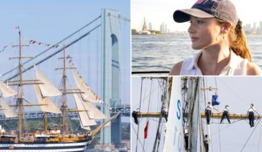 NY Post reporter rides on America 2.0 along 4th of July Parade of Sails