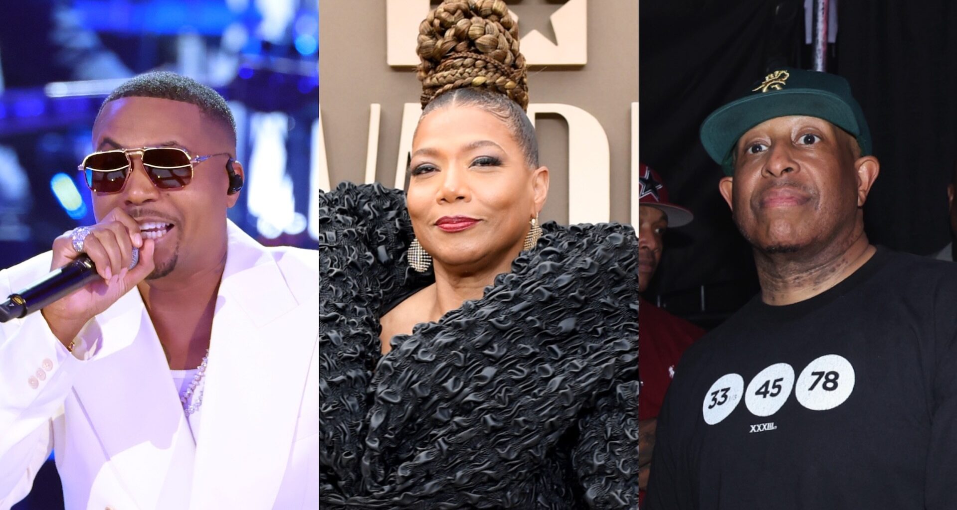Nas, Queen Latifah, and DJ Premier