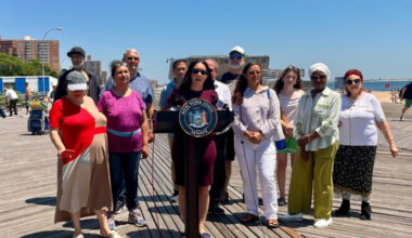 Sen. Scarcella-Spanton hosts a press conference with community leaders and stakeholders. Photo: State Sen. Jessica Scarcella-Spanton