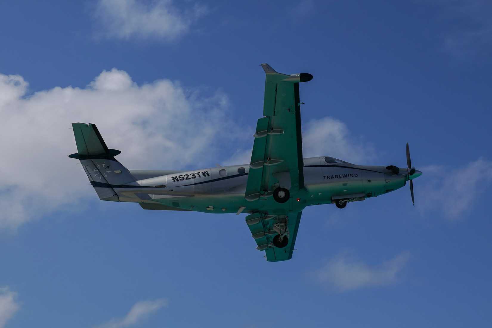 Tradewind Aviation Pilatus Taking Off