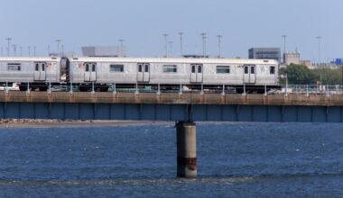 Girl, 16, hospitalized with serious injuries after striking beam while subway surfing on A train in Queens