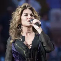 Shania Twain performs during opening ceremony at US Open Championships day 1 at Billie Jean King Tennis center New York^ NY USA - August 28^ 2017