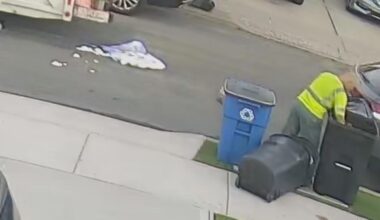 Staten Island garbage men leave block covered in filth