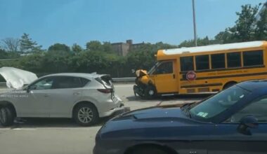 School bus crash on Staten Island sends 6 to the hospital