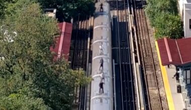 New aerial video of deadly subway surfing trend released by NYPD