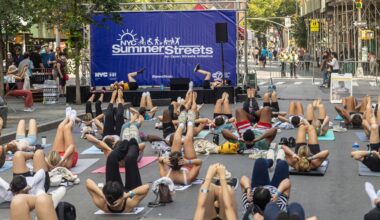 A Summer Streets activity.