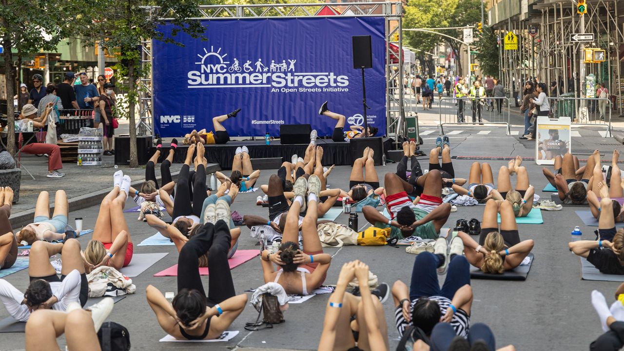 A Summer Streets activity.