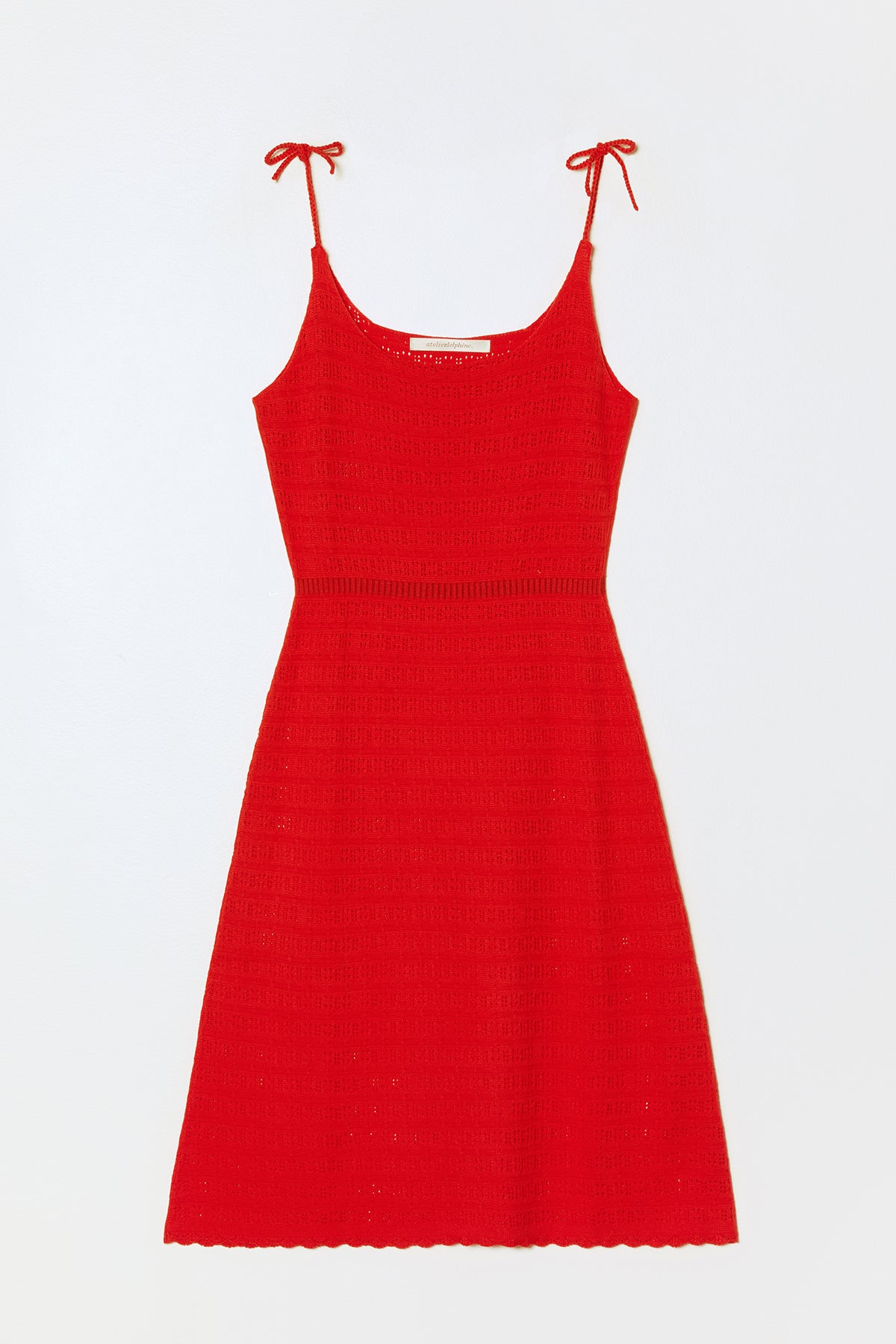 Jagger Lace Dress - Red / Xs