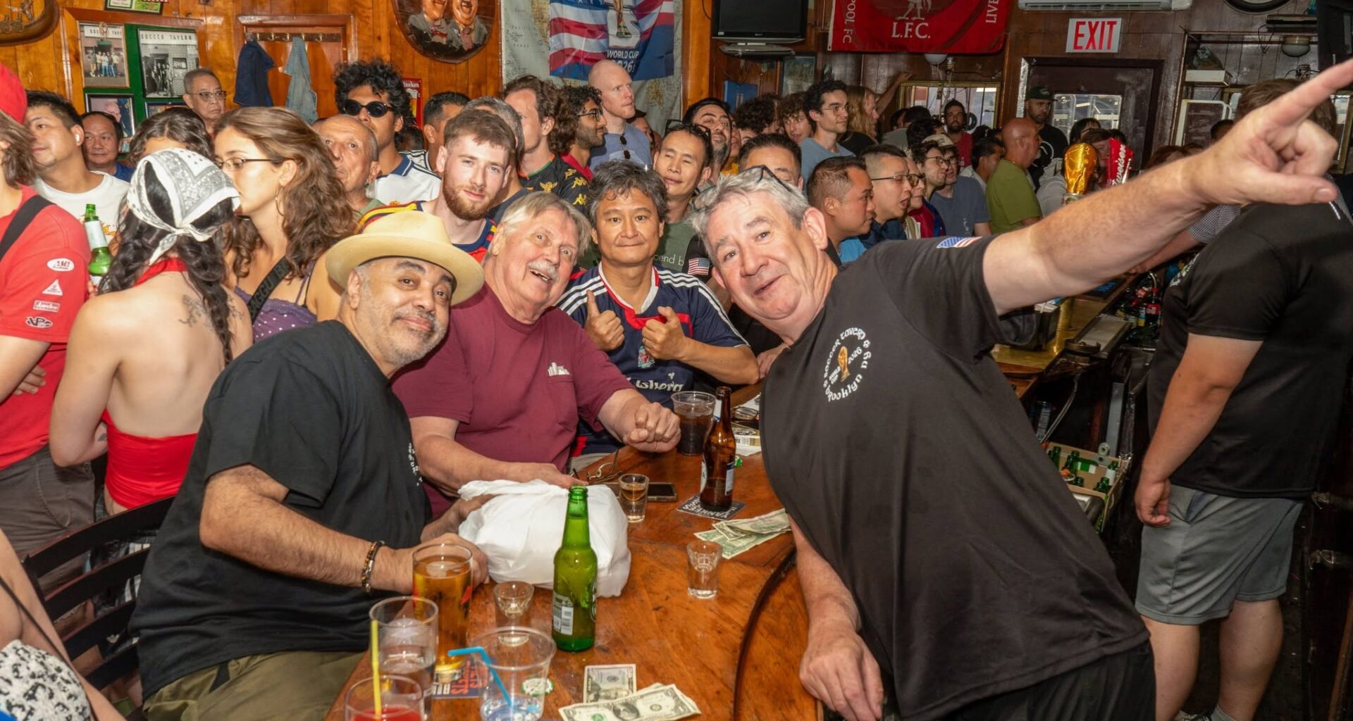 Soccer Tavern, which has been in Sunset Park since 1929, hosted several World Cup viewing parties, including the final on July 19, where Spain came out victorious. Photo: Soccer Tavern