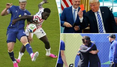 Trump says he asked FIFA for review of Folarin Balogun red card