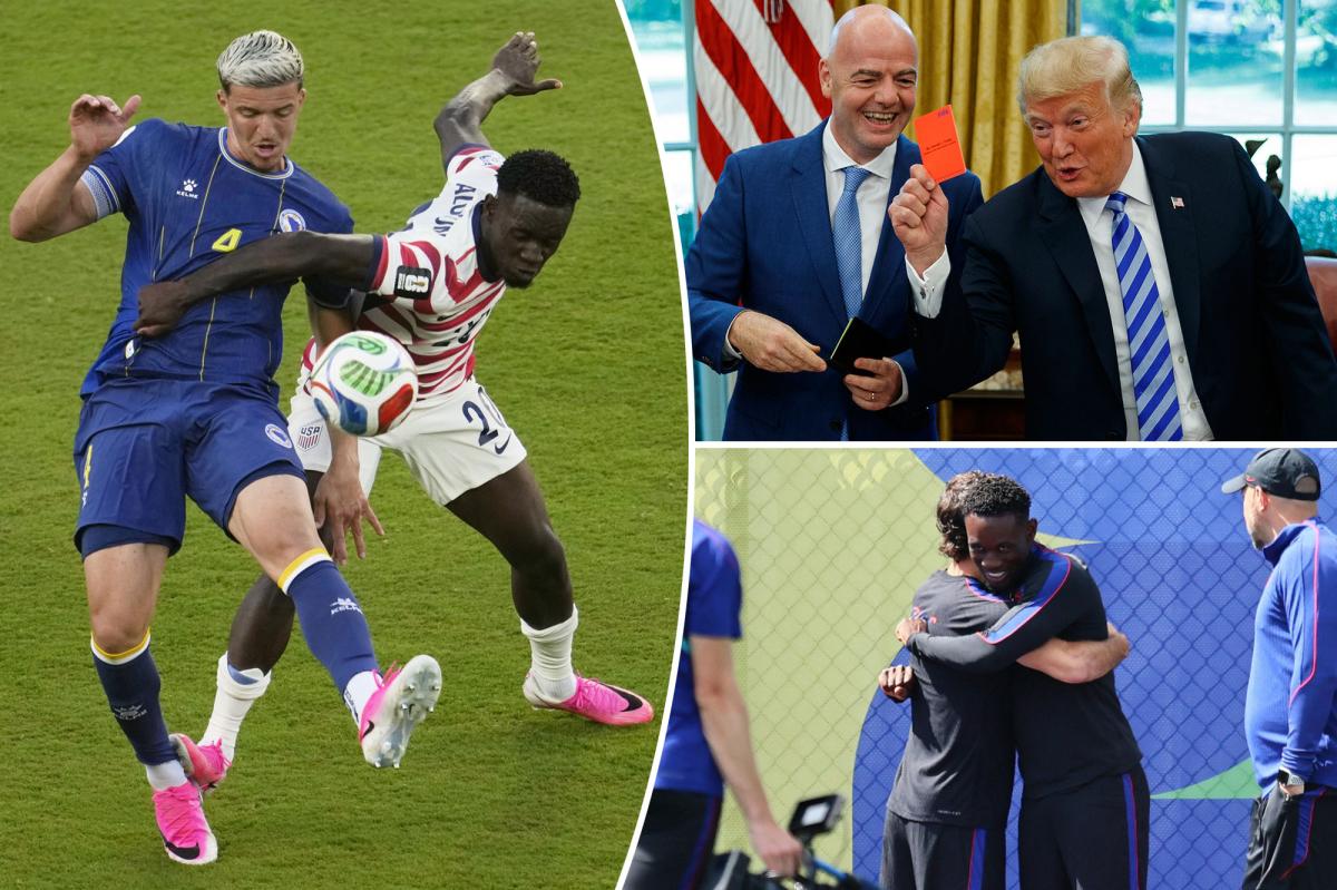 Trump says he asked FIFA for review of Folarin Balogun red card