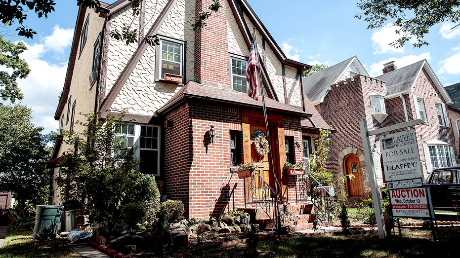 Exterior of President Donald Trump's childhood home.
