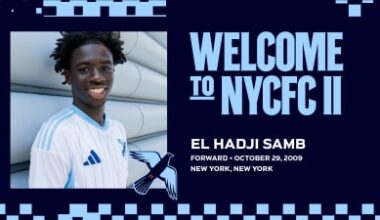 New York City FC II Sign Academy Product Forward El Hadji Samb to an MLS NEXT Pro Contract
