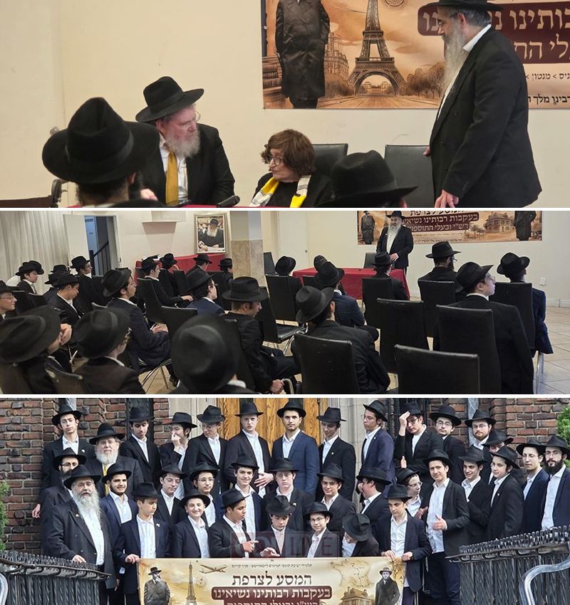 Queens Temimim Prepare for Journey to Follow Rebbe's Steps in France