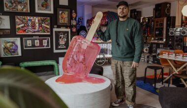 An artist's 'I.C.E. pop' exhibition was shut down within days at a Texas university : NPR