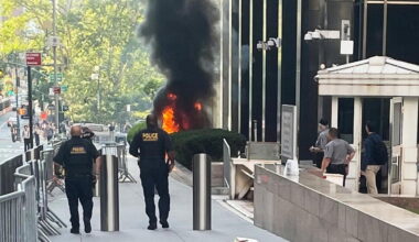 Ex-Soldier Started a Fire and Fired a Pellet Gun Outside a New York Federal Building, FBI Says
