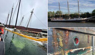 Historic vessel mysteriously sinks in NYC — days after schooner-turned-bar met similar fate