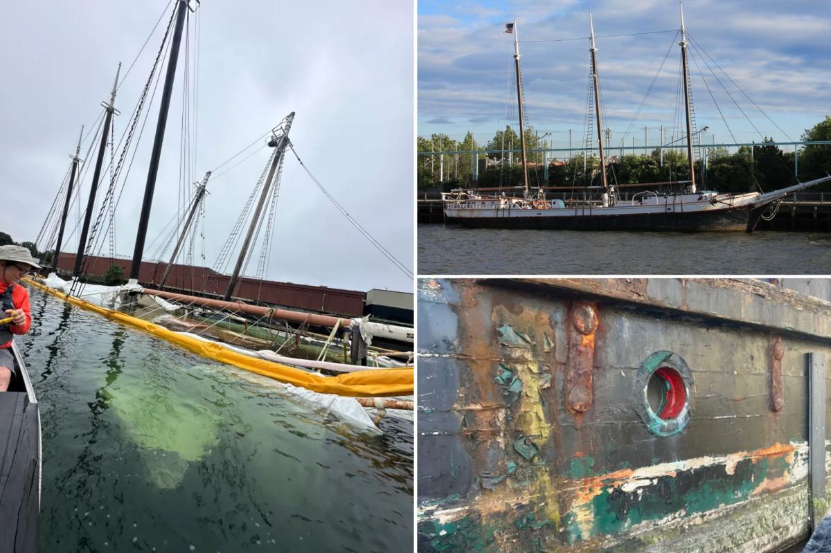 Historic vessel mysteriously sinks in NYC — days after schooner-turned-bar met similar fate