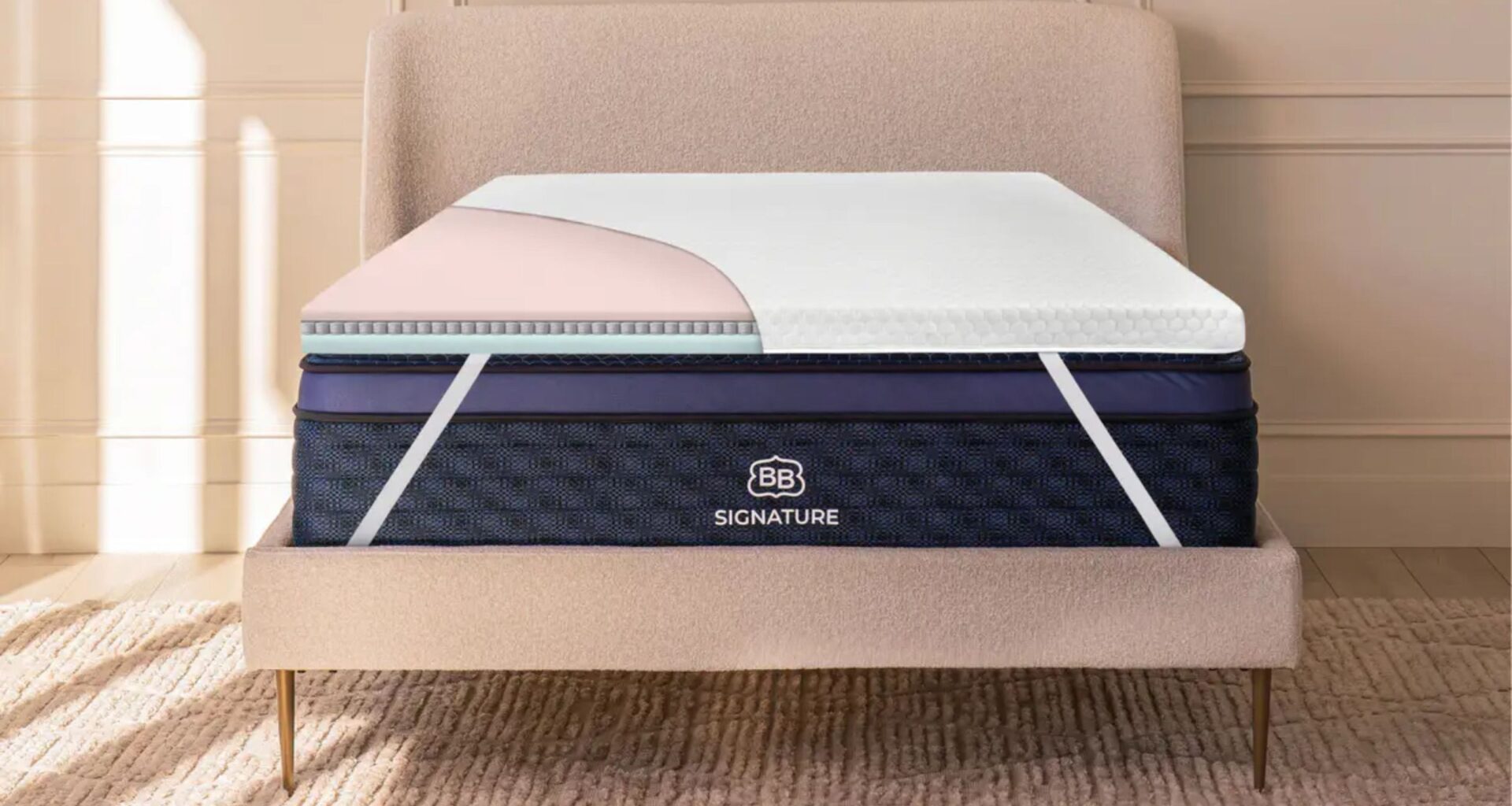 Brooklyn Bedding Microcoil Mattress Topper Review: 4 Stars