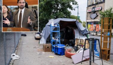 Mamdani admin makes half-hearted attempt to clean up NYC homeless encampment