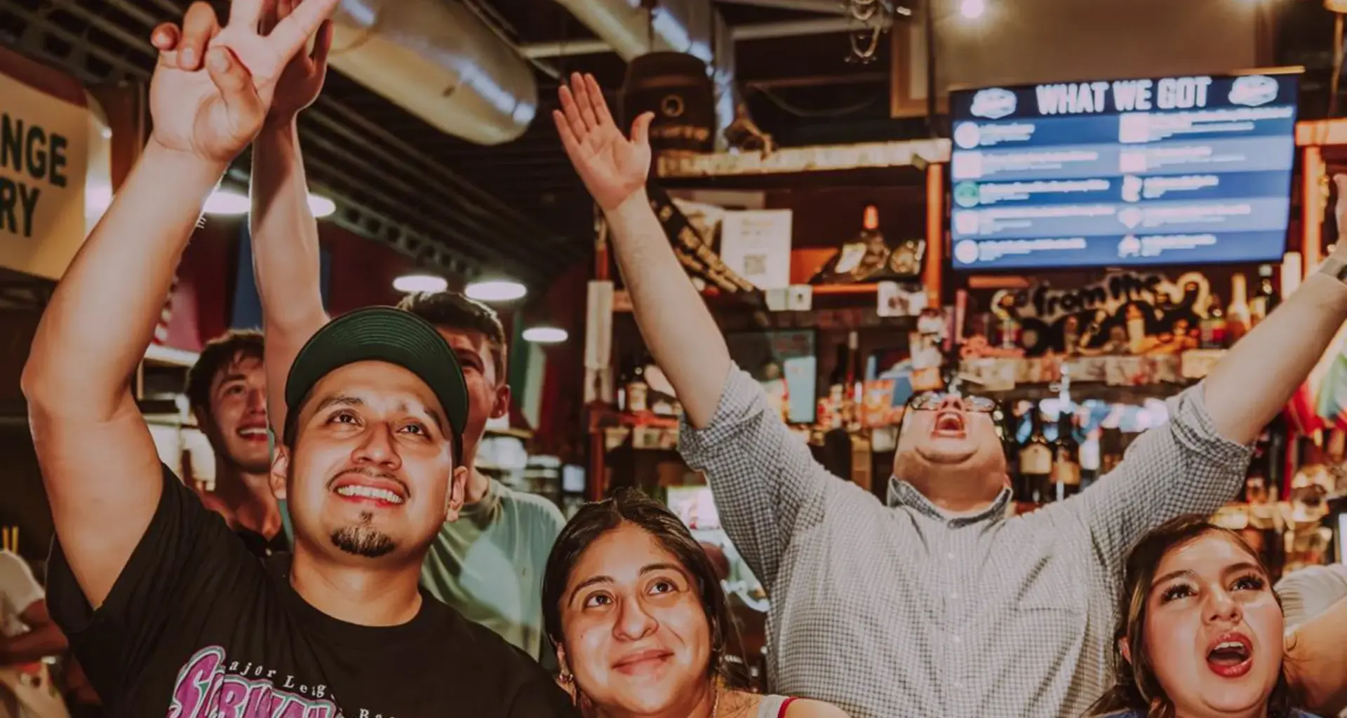 Soccer fans watch a World Cup game at the Bronx Beer Hall. Credit: Courtesy Manuel Lugo