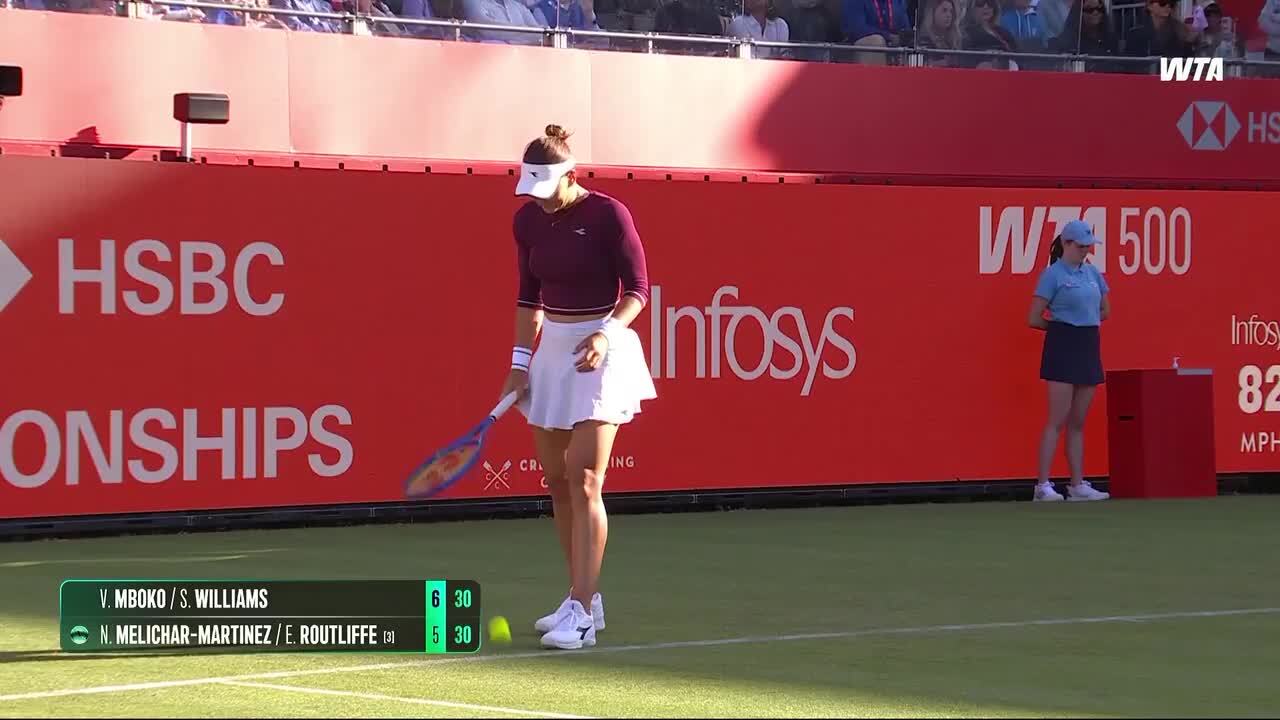 Full match replay: Serena returns alongside Mboko for memorable 2026 Queen's Club victory
