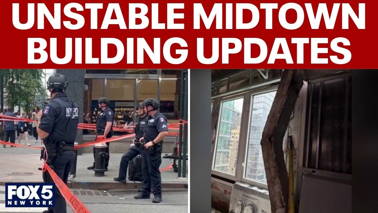 Unstable Midtown building: Engineers enter, evacuation still in place