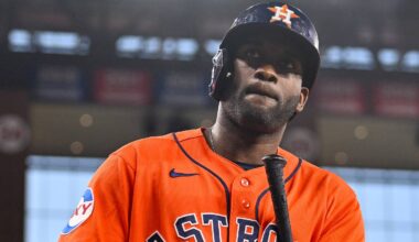 Houston Astros designated hitter Yordan Alvarez