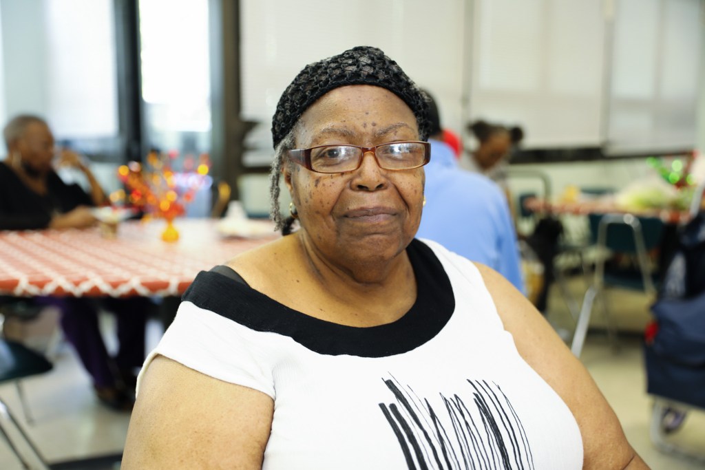 Edna DeLoatch attended an MTA presentation at a Harlem Senior Center about using OMNY cards