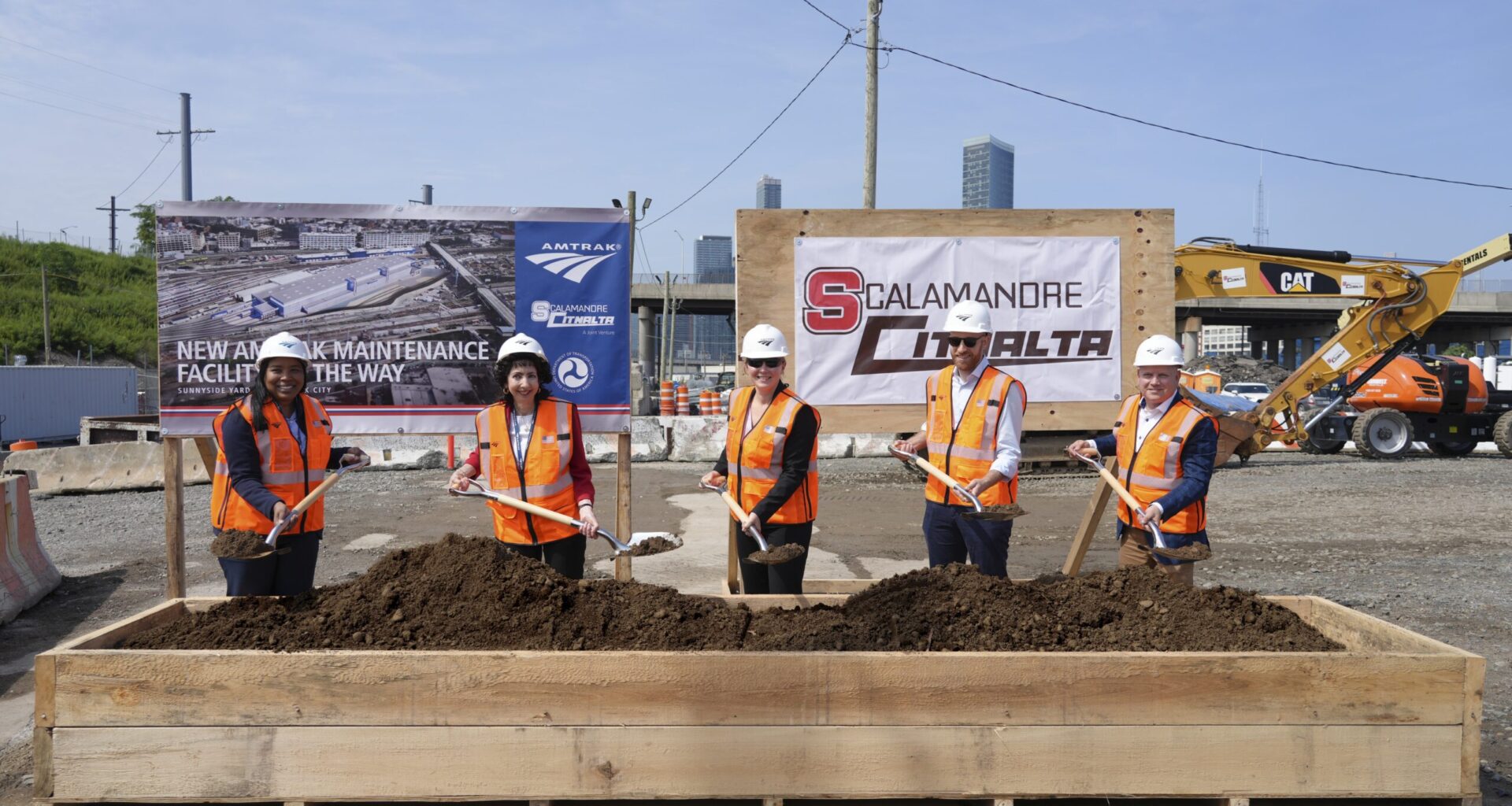 Amtrak and Partners Break Ground on New Train Maintenance Facility in New York City