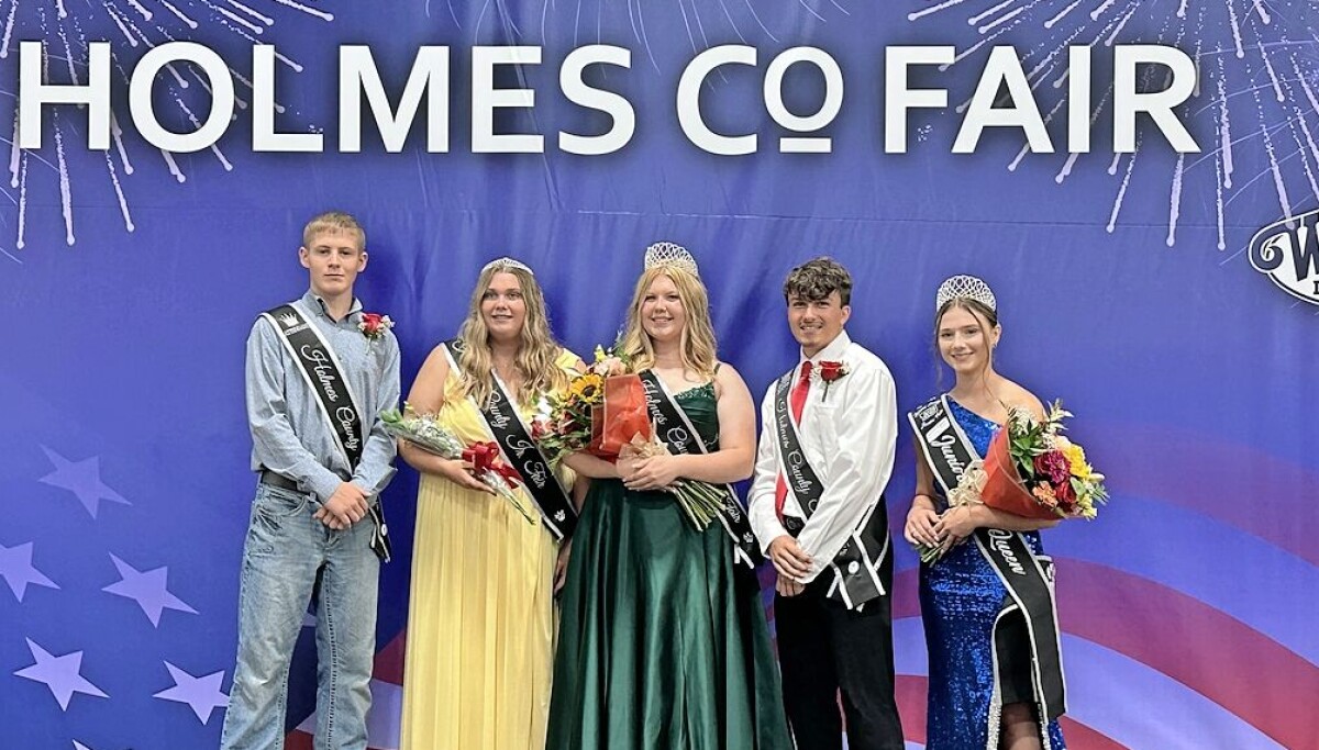 Reagan Mackey, Shane Lorentz named 2026 Holmes County Fair queen and king