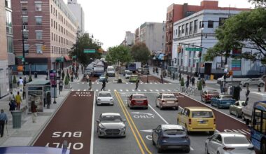 Rendering of the future design of East 116th Street and Madison Avenue