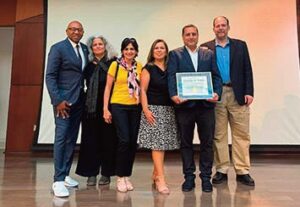 Andres Vargas, president of the NQHCA, was honored.