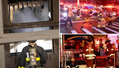 Astor Place subway station train fire hospitalizes 6 MTA workers, 5 firefighters