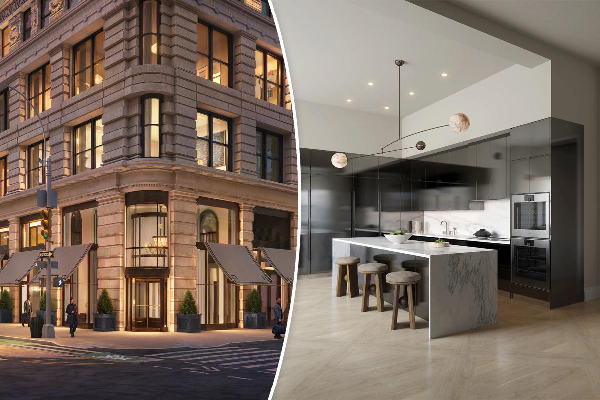 Inside the latest home to sell inside NYC's Flatiron Building