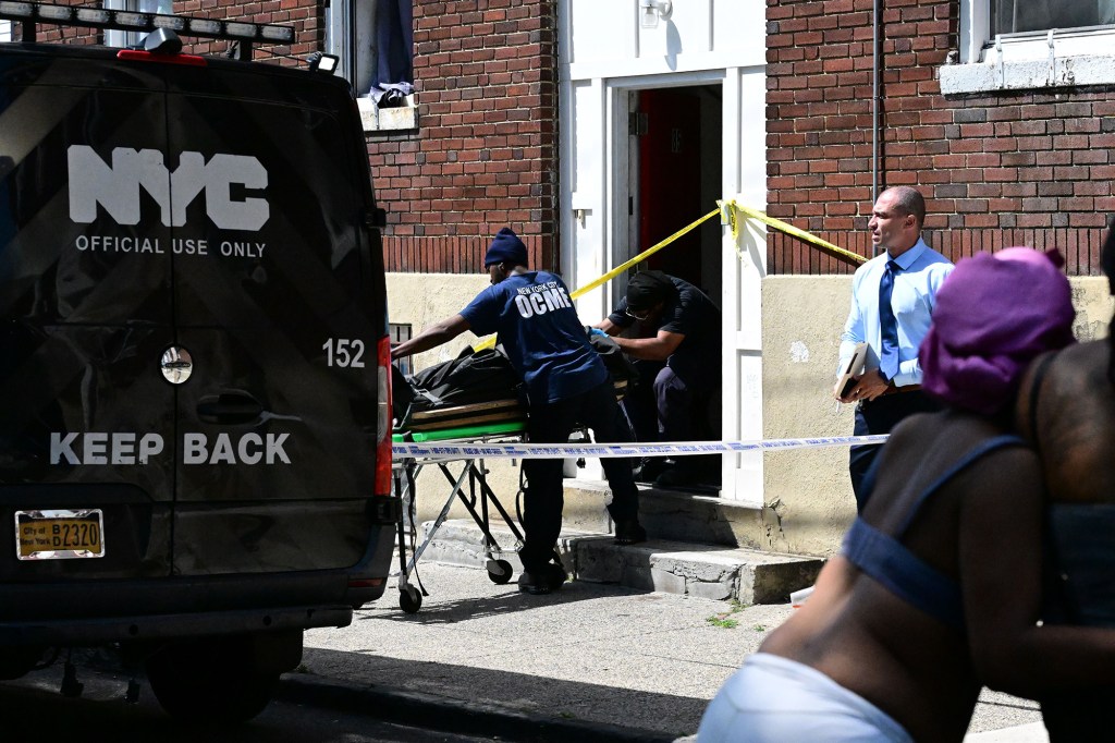 Jonathan Griffin, 40, was charged with second-degree murder in the July 2 fatal stabbing of his ex-girlfriend's pal Kycell Terry, 25, authorities and sources said.