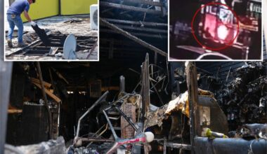 Masked maniac hurls Molotov cocktail into NYC deli as worker left with skin 'peeling off': kin