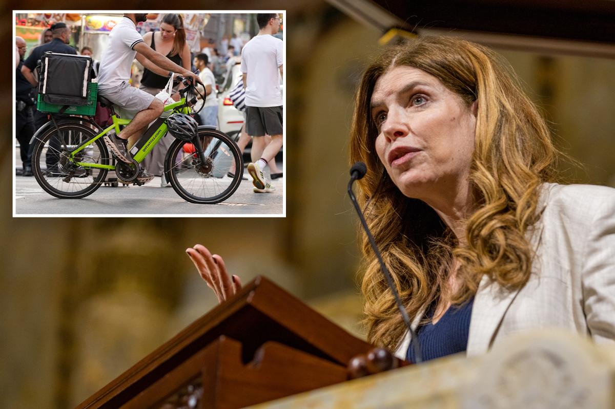 Speaker Julie Menin backs away from e-bike registration despite pressure