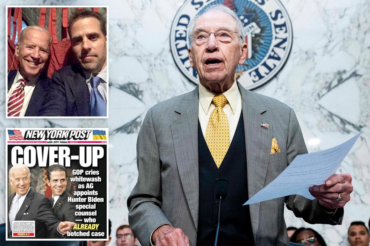 FBI may have 'misclassified' Biden investigation documents to keep evidence of family's crimes a secret, Grassley claims